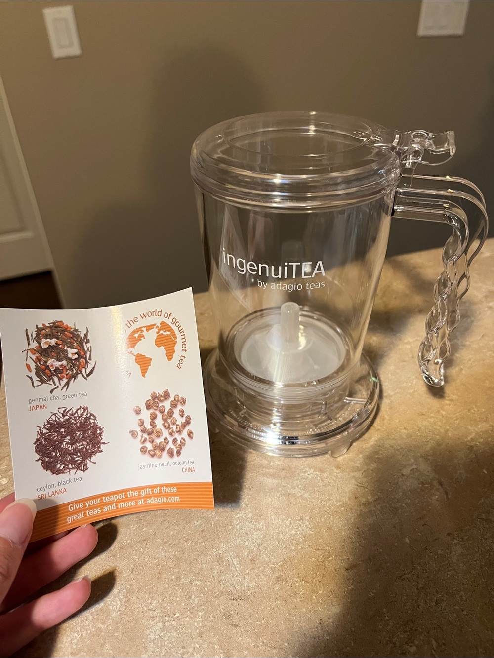 ingenuiTEA Clear Tea Infuser by Adagio Teas